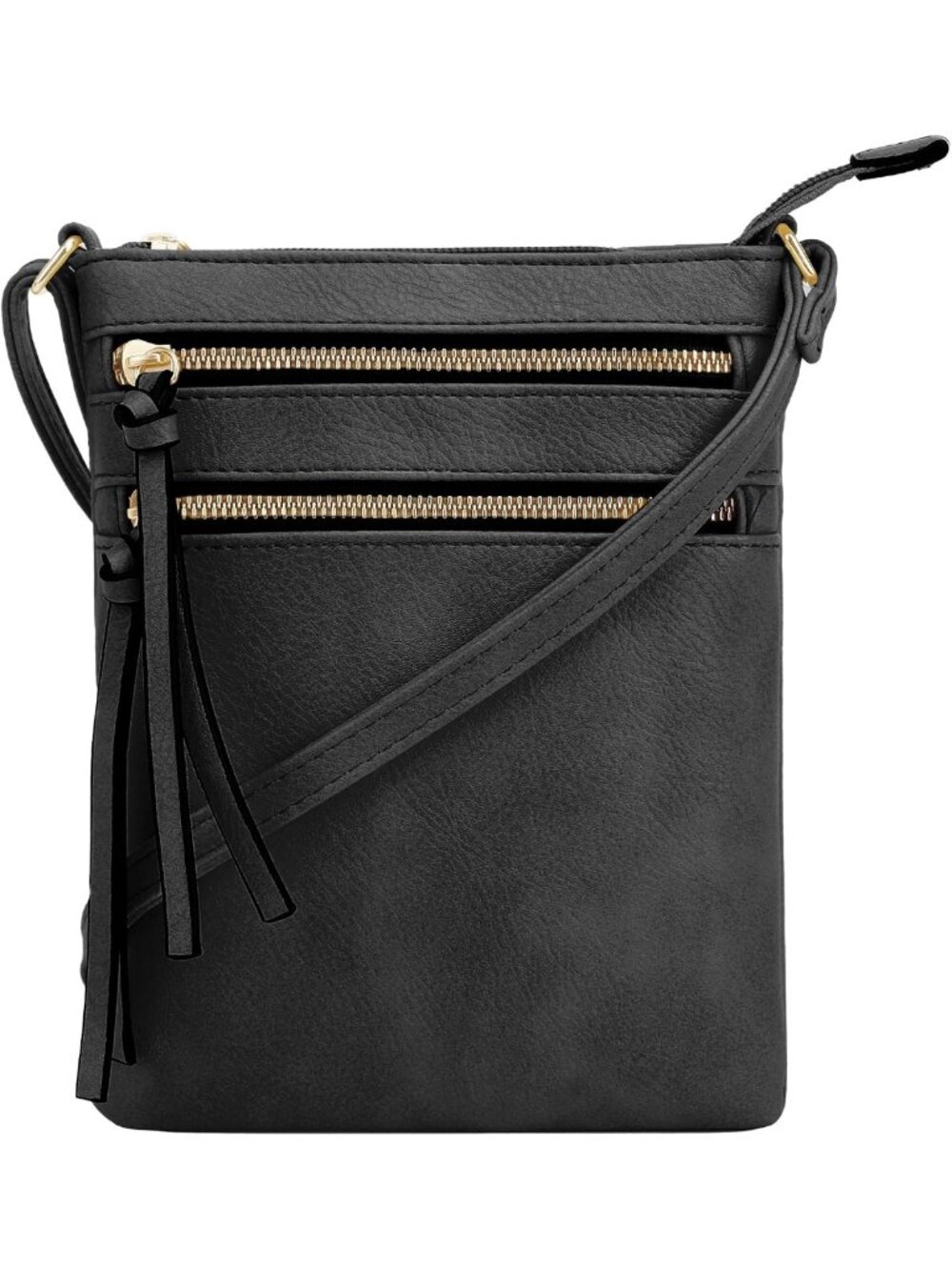 Stylish Multi-Pocket Crossbody Bag | Versatile Shoulder Purse with Zipper